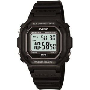 🆕Casio Men's F108wh Illuminator Collection Black Resin Strap Digital Watch